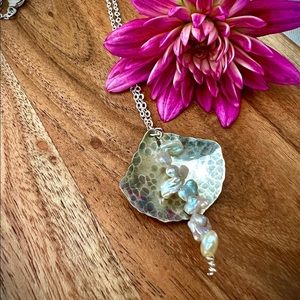 Sterling Silver, Freshwater Pearl Necklace